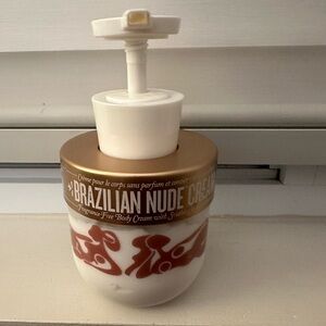 Sol de Janeiro Brazilian Bum Bum Cream Pump - White and Gold